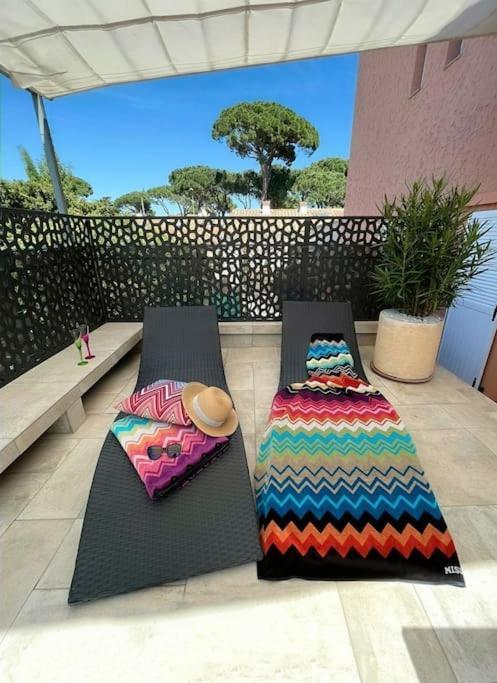 Studio Climatise, Terrasse, Parking Prive, 50M De La Plage Сен Тропе Екстериор снимка